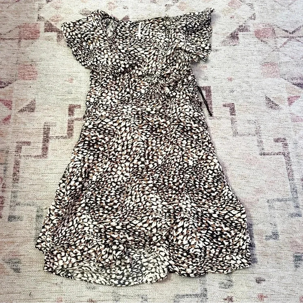 Free People• French Quarter Wrap Mini Dress Size Small - Picture 5 of 11